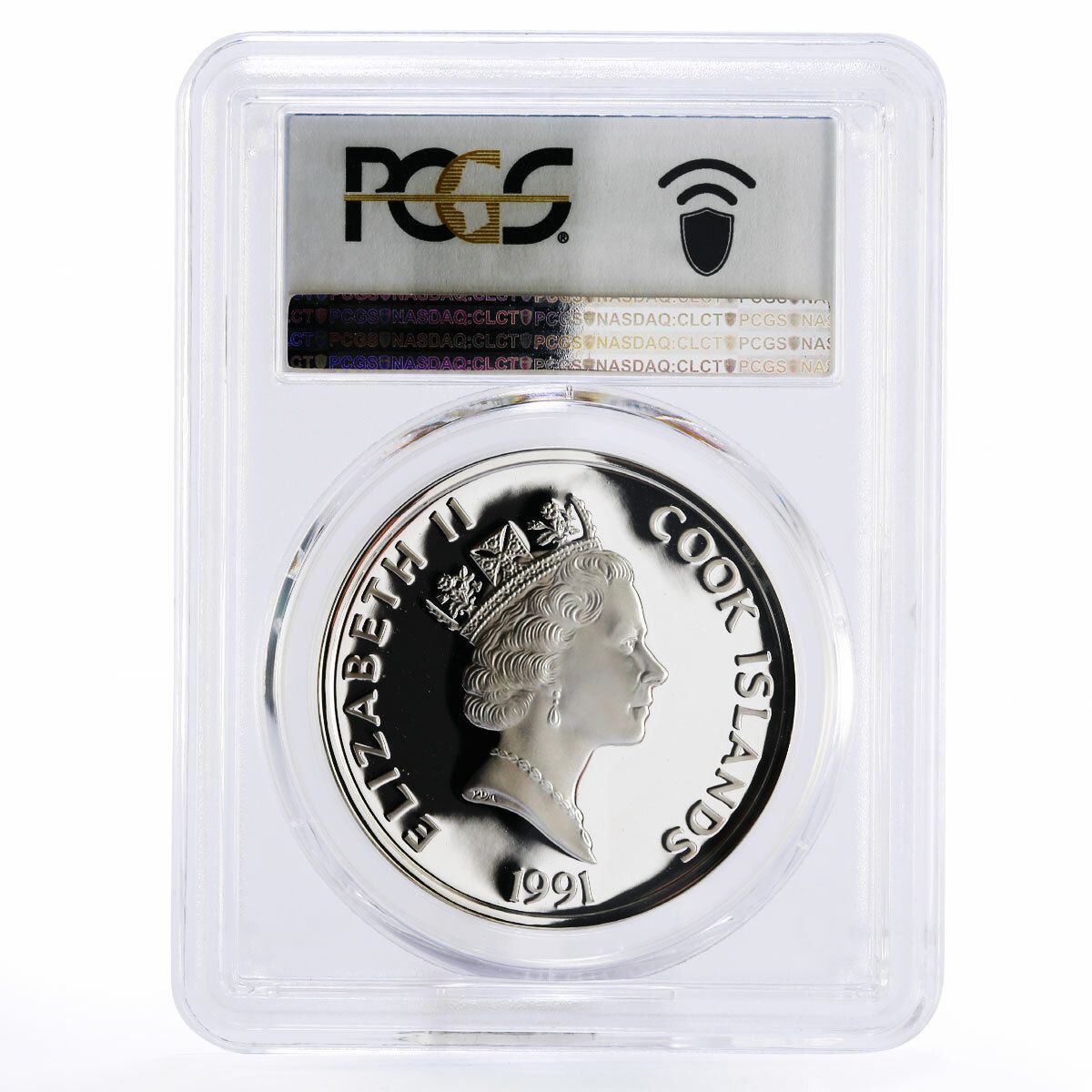 クック諸島 50ドル シッティング・ブル インディアン・チーフ PR68