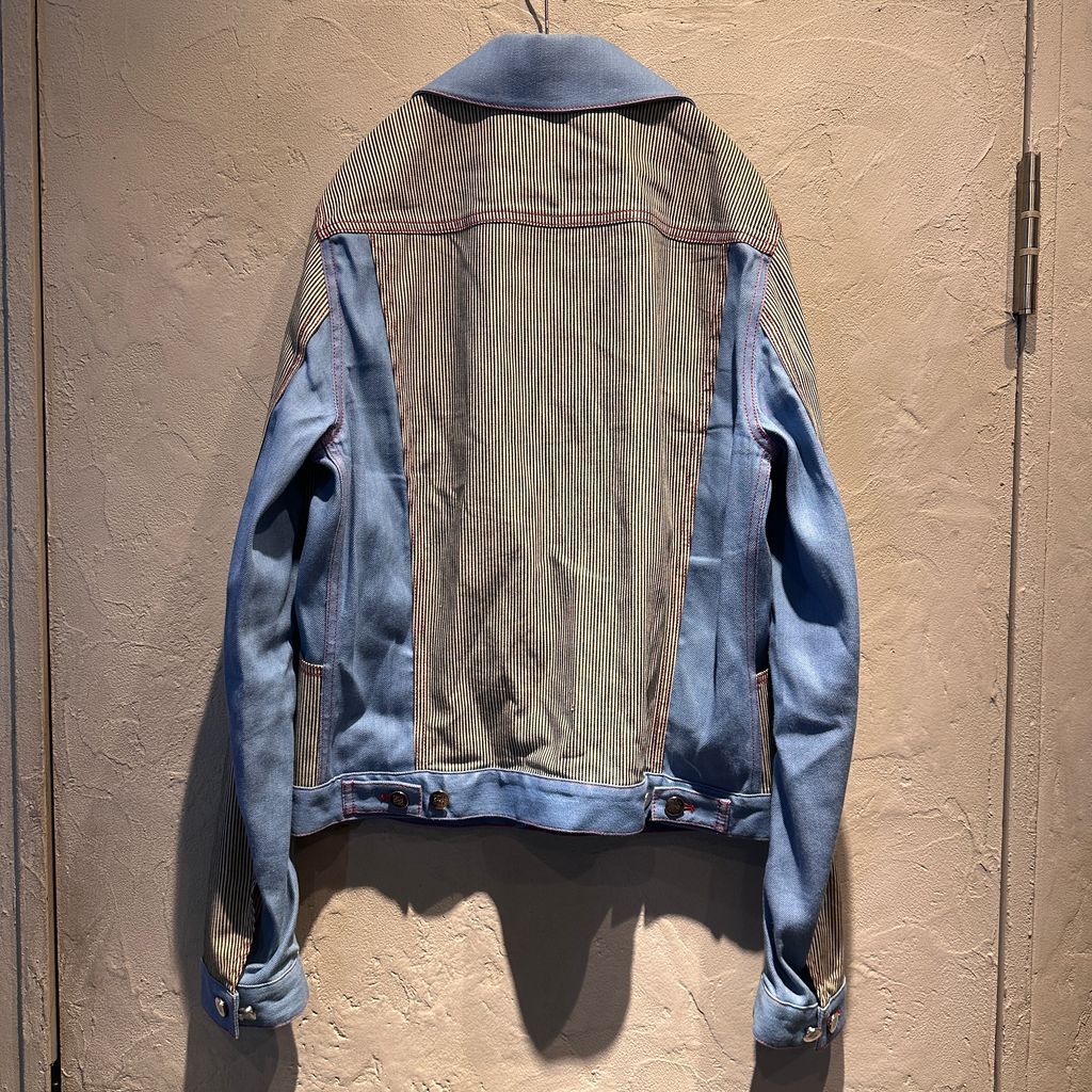 LOEWE ロエベ 16SS STRIPE DENIM JACKET デニムジャケット H2168160BO