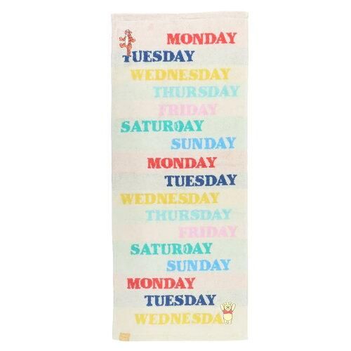  丸眞 くまのプーさん ウィークリー フェイスタオル 入数 10 フェイスタオル タオル