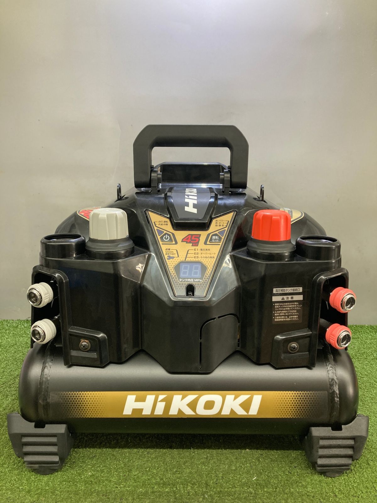品 0921 HiKOKI 日立工機 常圧 高圧エアコンプレッサ タンク容量8 L圧