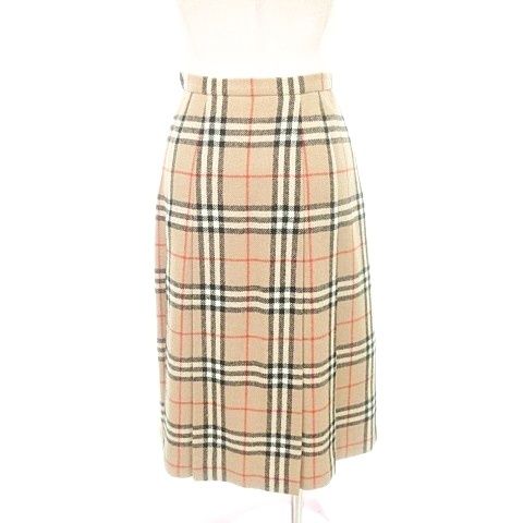 バーバリーズ Burberrys 美品 ノバチェック ひざ下丈 スカート 国内