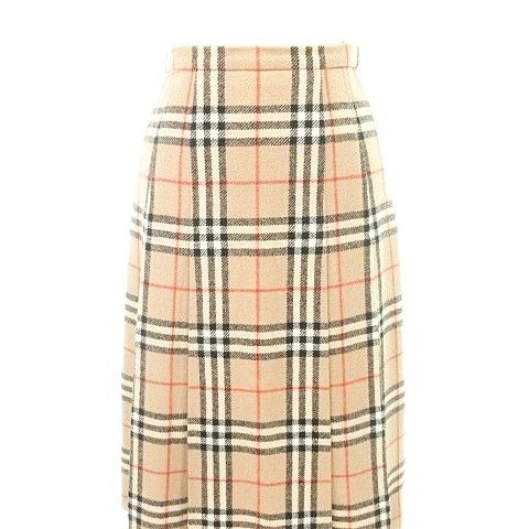 【美品】バーバリー　ノバチェック　スカート　13号　ミモレ丈 バーバリーズ Burberrys 美品 ノバチェック ひざ下丈 スカート 国内