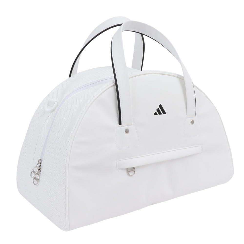 スリーストライプス ボストンバッグ ホワイト