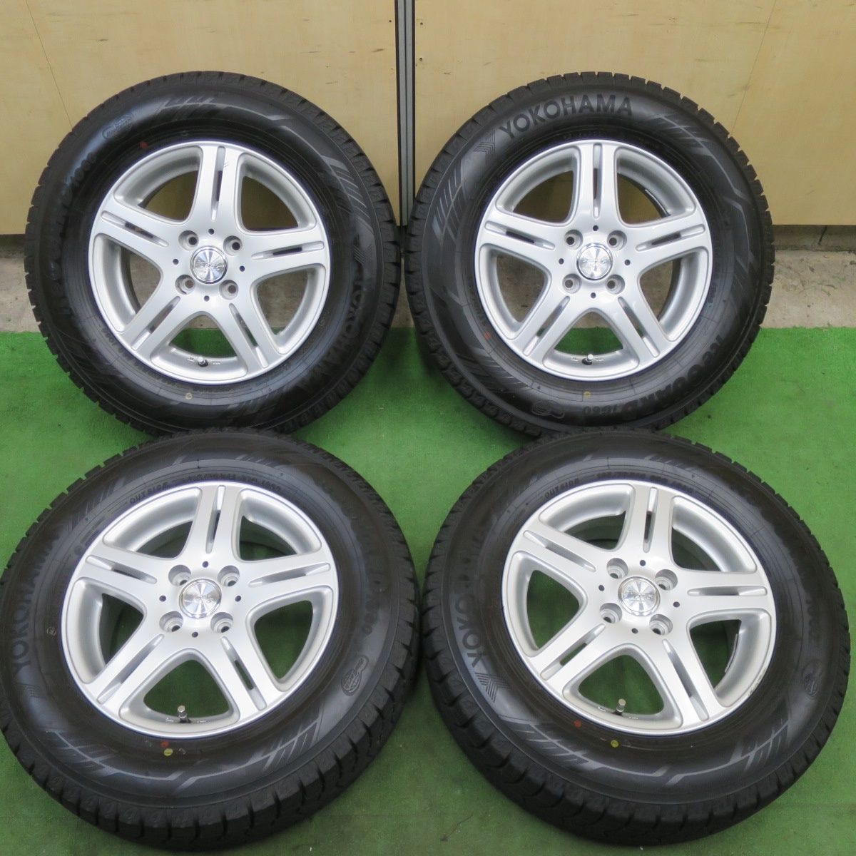 バリ溝 22年 ほぼ10分 スタッドレス 185 70 R 14 ヨコハマ アイスガード IG 60 DUFACT DF 5 デュファクト 14インチ PCD 100 4 H ス