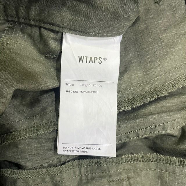 WTAPS 24aw MILT9601 TROUSERS RIPSTOP SIZE-2 242WVDT-PTM01 ダブル