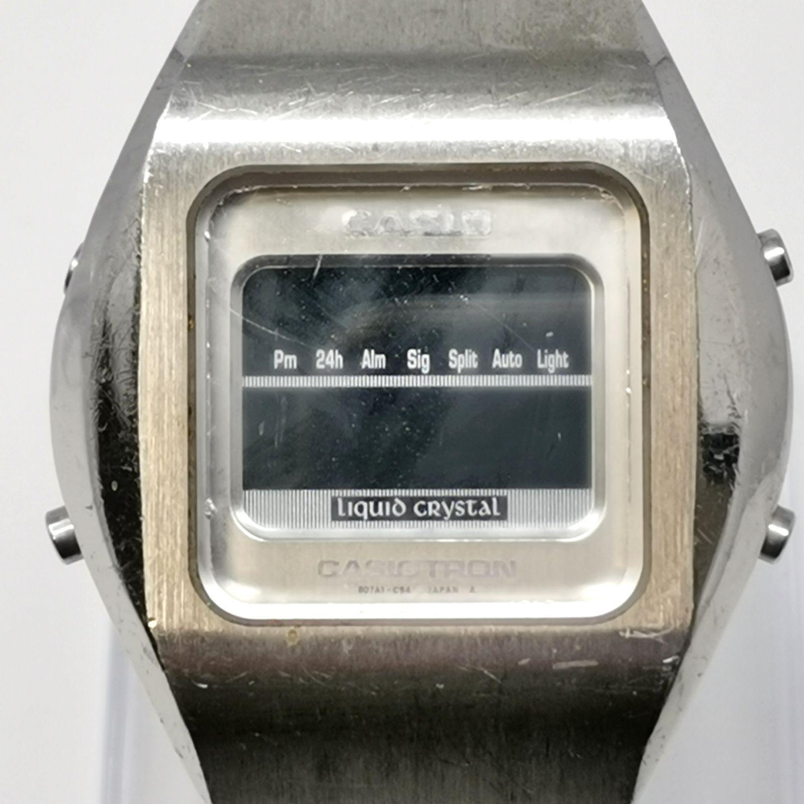 カシオトロン CASIO CASIOTRON TRN-110 腕時計 シルバー 電池ないため