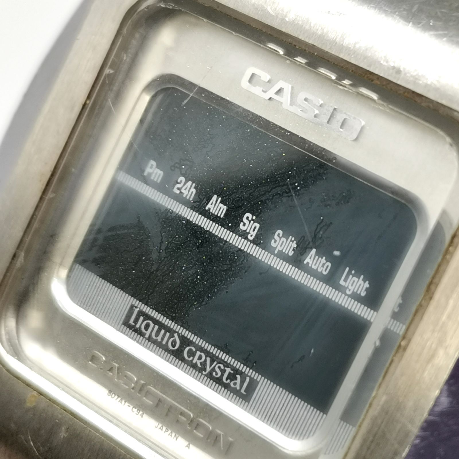 カシオトロン CASIO CASIOTRON TRN-110 腕時計 シルバー 電池ないため 