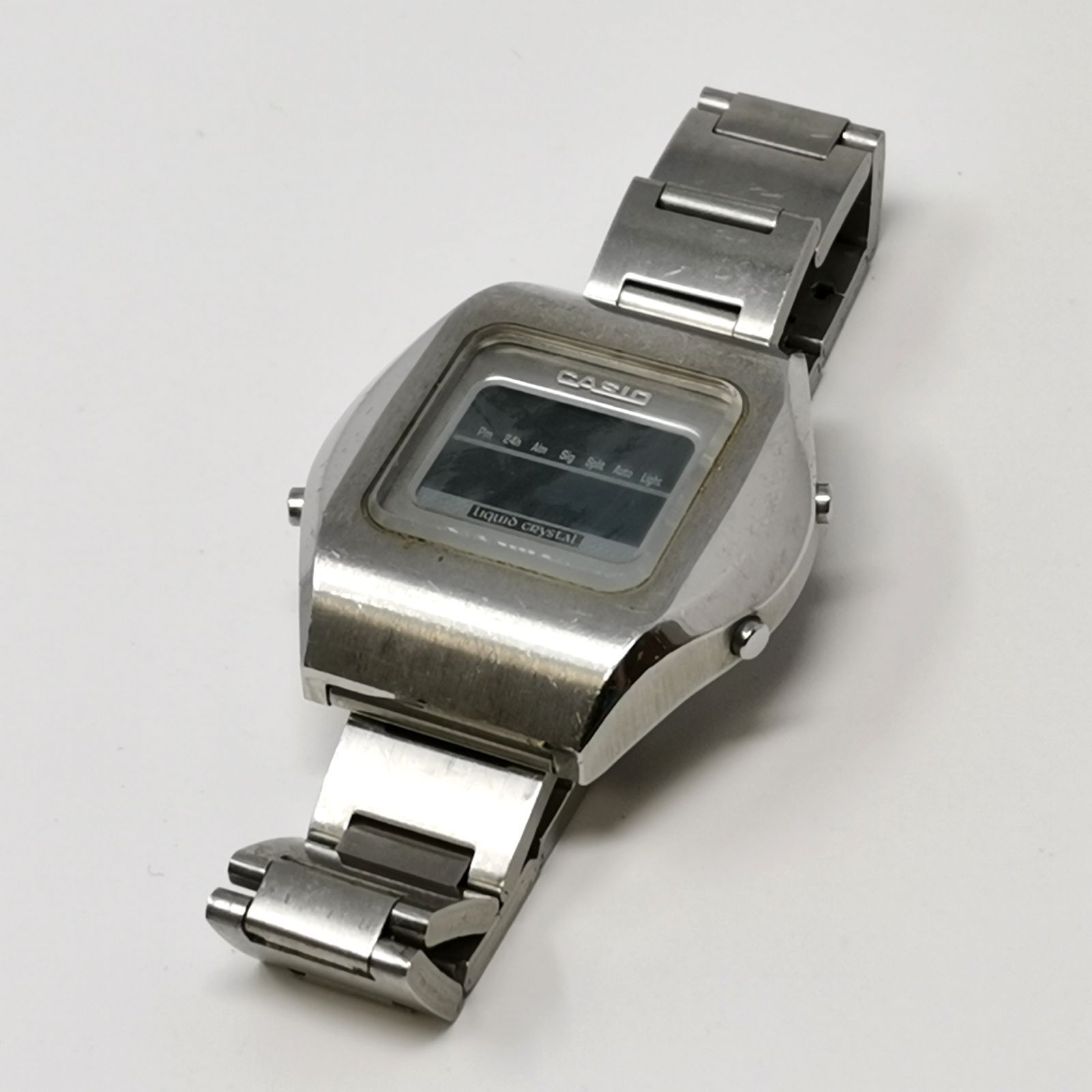 カシオトロン CASIO CASIOTRON TRN-110 腕時計 シルバー 電池ないため 