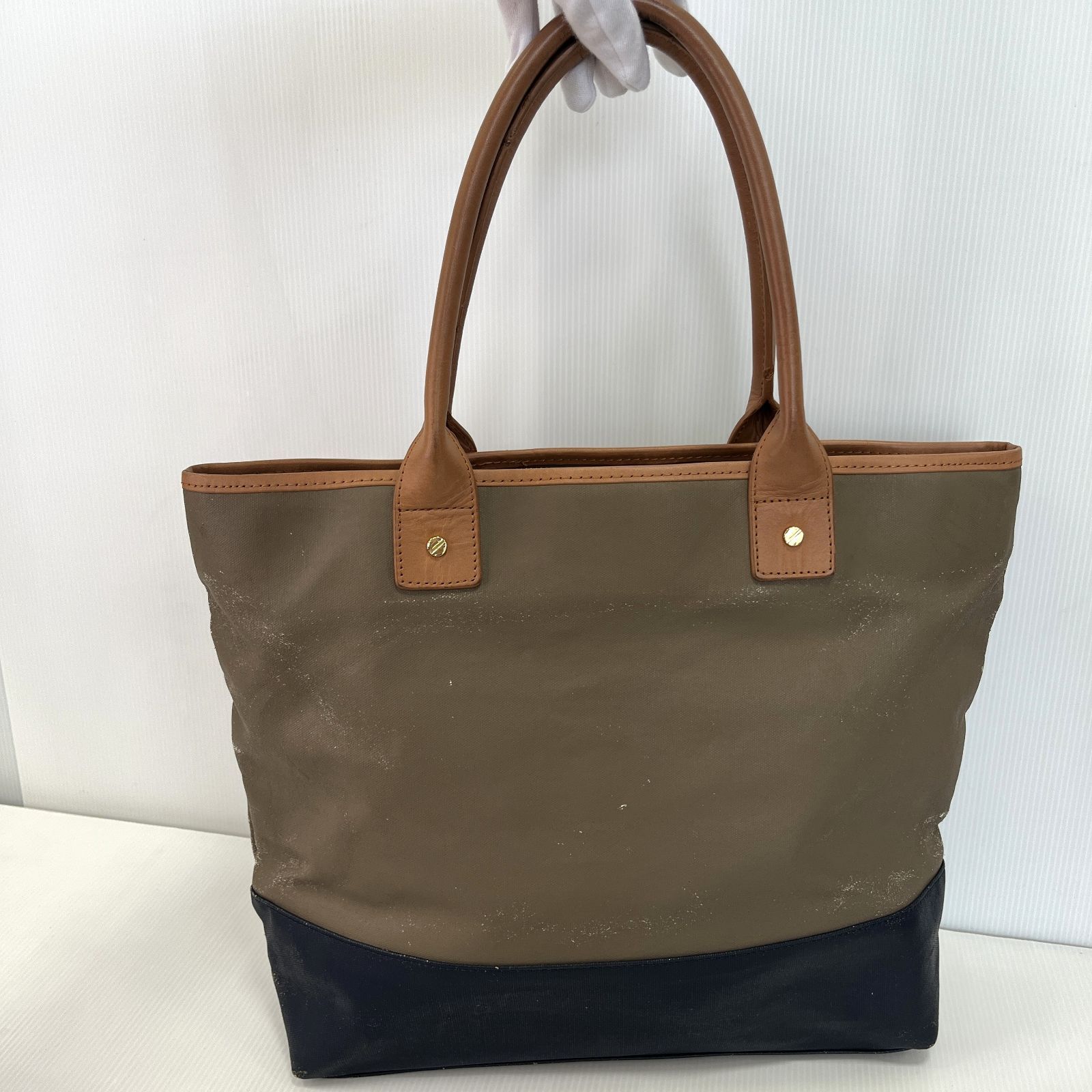 Tory Burch バケットバッグ ネイビー/ベージュ トリーバーチ TORY BURCH バッグ トートバッグ ショルダーバッグ 74956