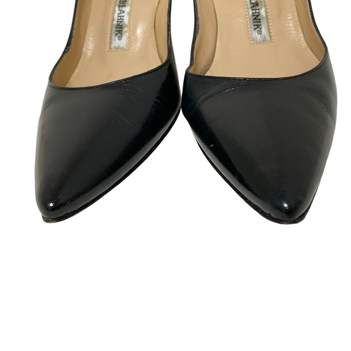 MANOLO BLAHNIK(マノロブラニク) パンプス 35 レディース - 黒 レザー