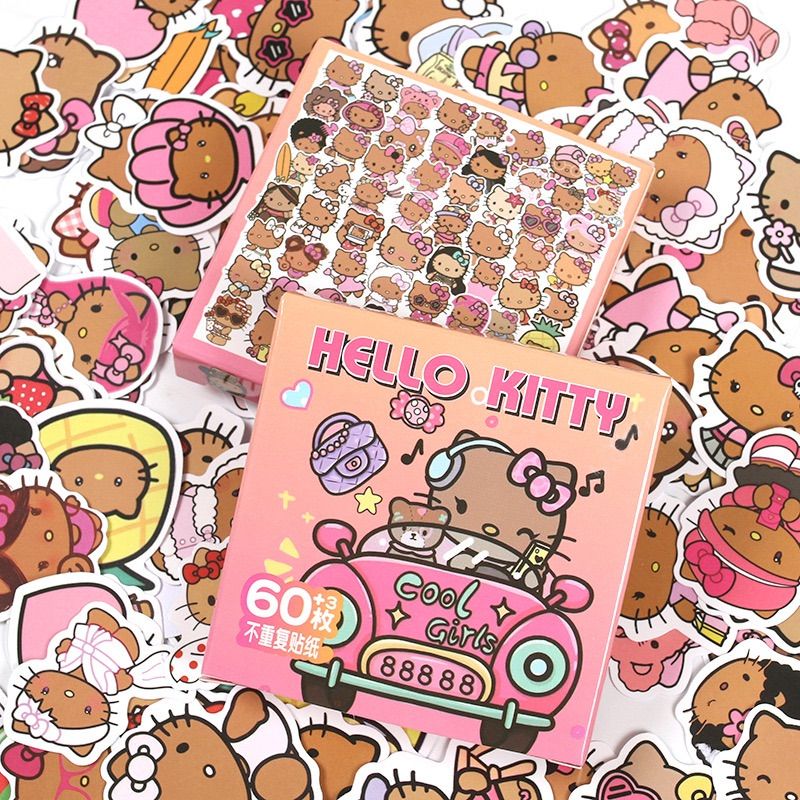 日焼けキティちゃん 大人気 平成ギャル Y2K 激カワ ステッカー