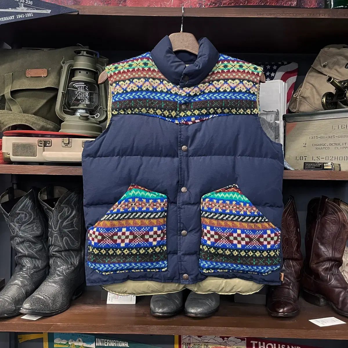 ペンフィールド X ジェイソン ジェイ ミソン ペアアイル ウール ダウン ベスト