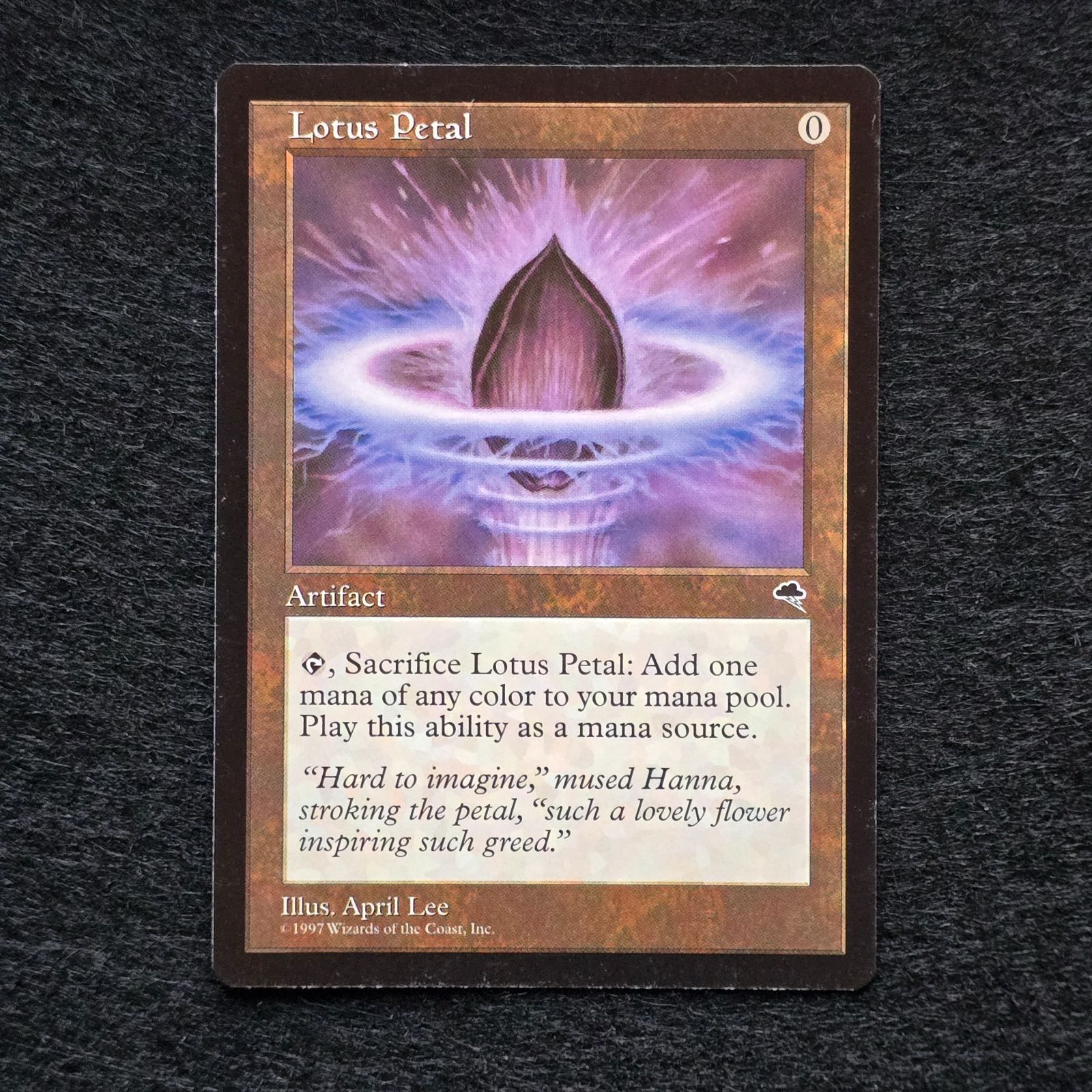 MTG 水蓮の花びら Lotus Petal 英語版 黒枠 TEMPEST 2 - メルカリ