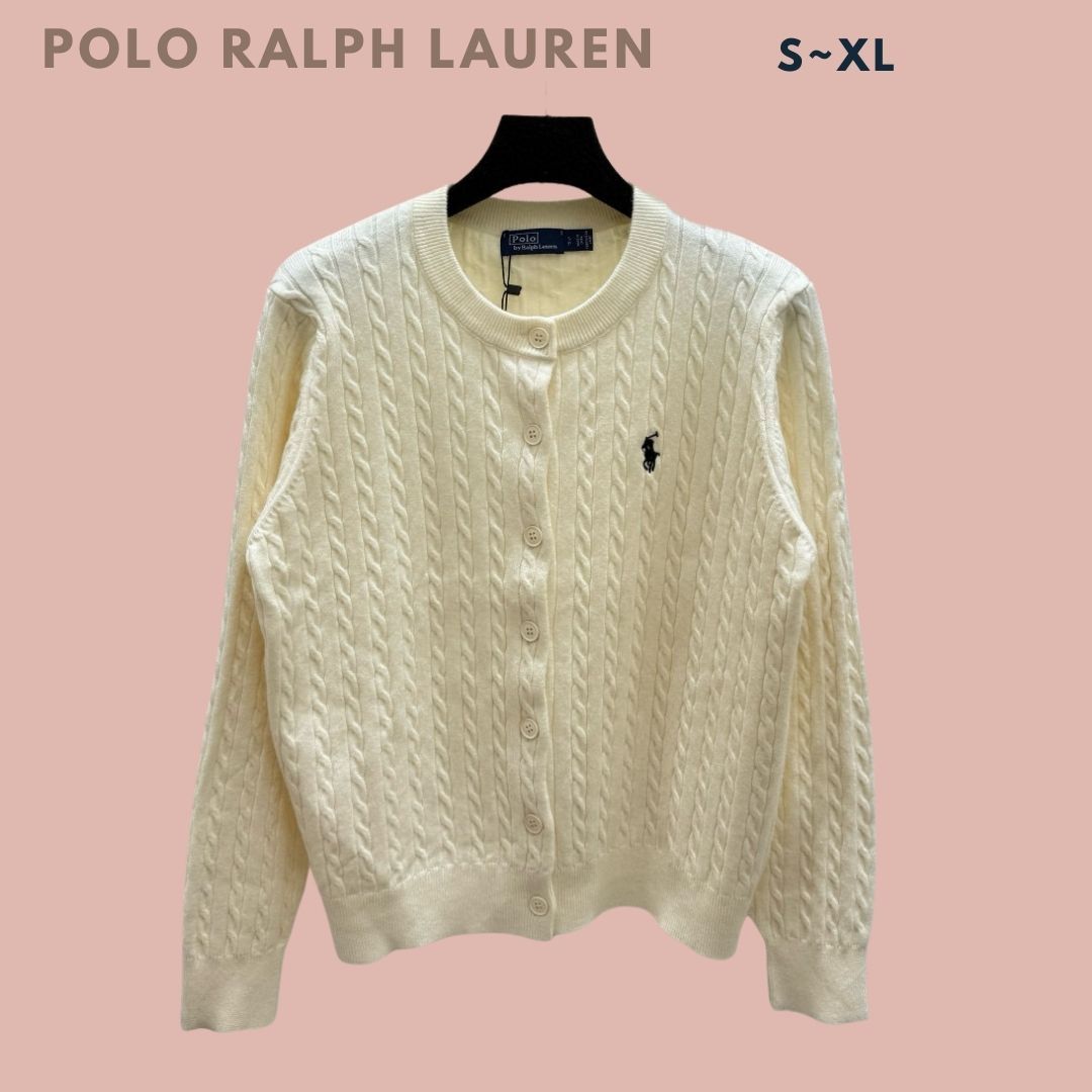 POLO Ralph Lauren ポロラルフローレン ロゴボタンケーブルニット
