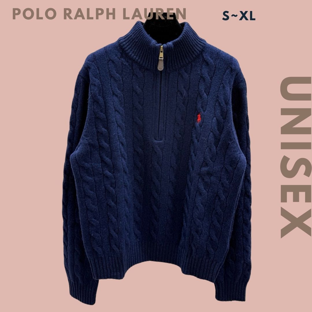 POLO Ralph Lauren ポロラルフローレン ロゴハイネック長袖ケーブル