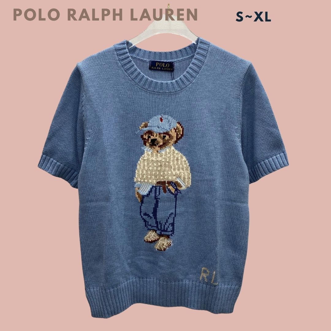 POLO Ralph Lauren ポロ ラルフローレン ポロベア 半袖ニットトップス