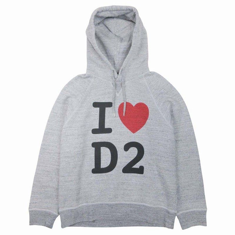 極美品 20ss ディースクエアード DSQUARED2 I LOVE D2 Cool Raglan Fit