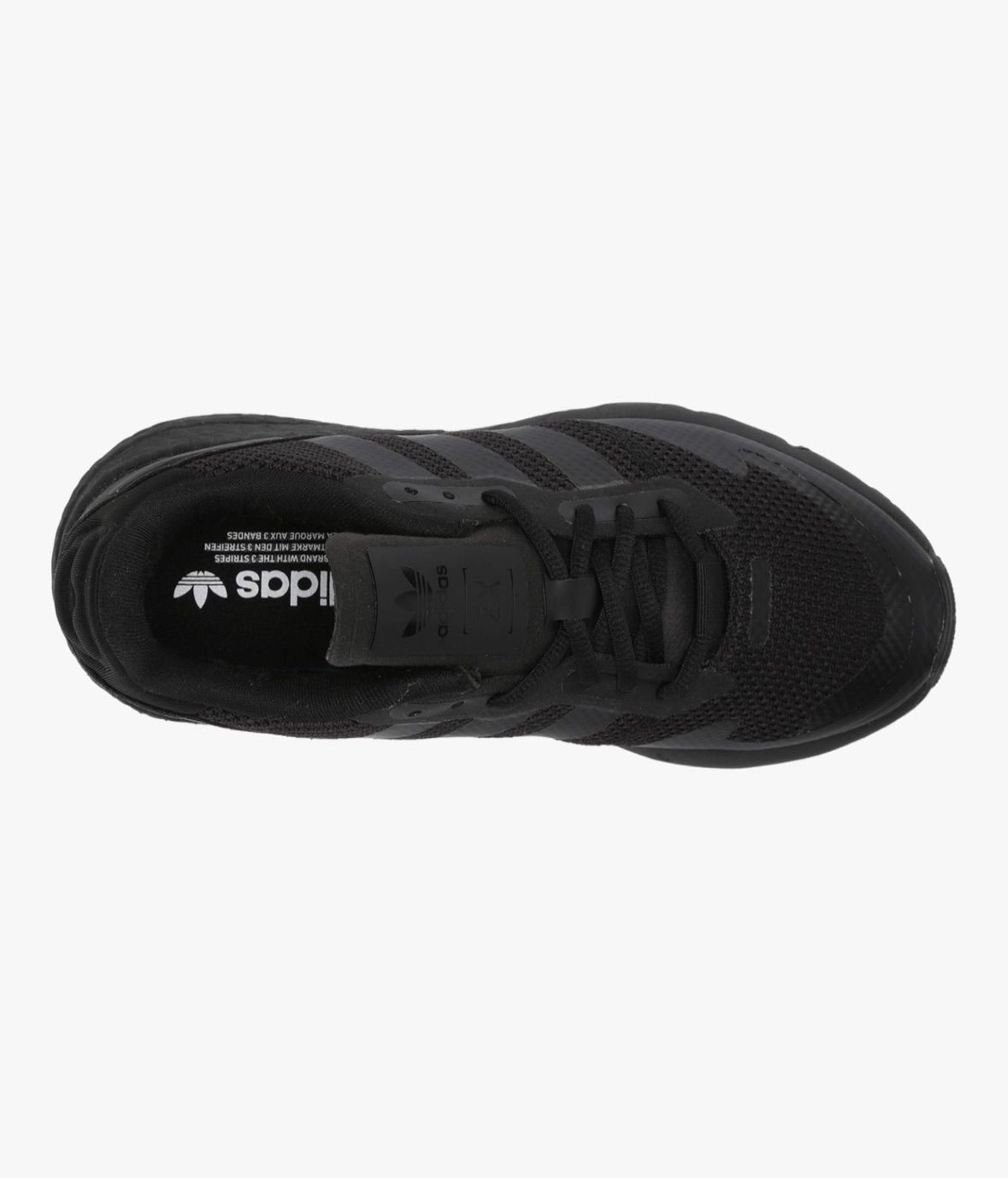 adidas Originals Men´s ZX 1K Boost Sneaker， Black/Black/Black