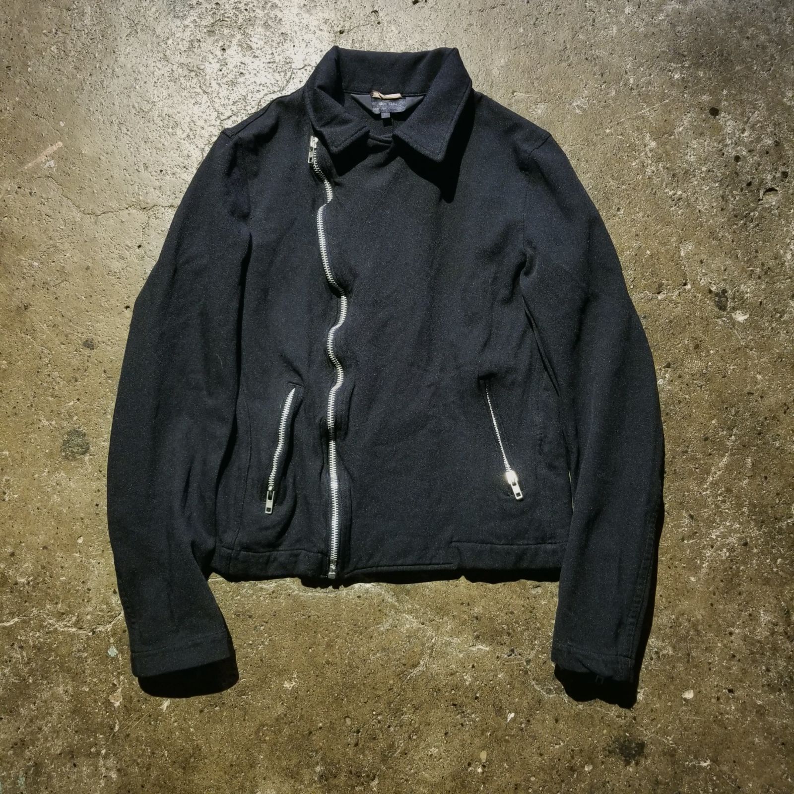 コムデギャルソン ライダース エステルドッキングジャケット 縮絨