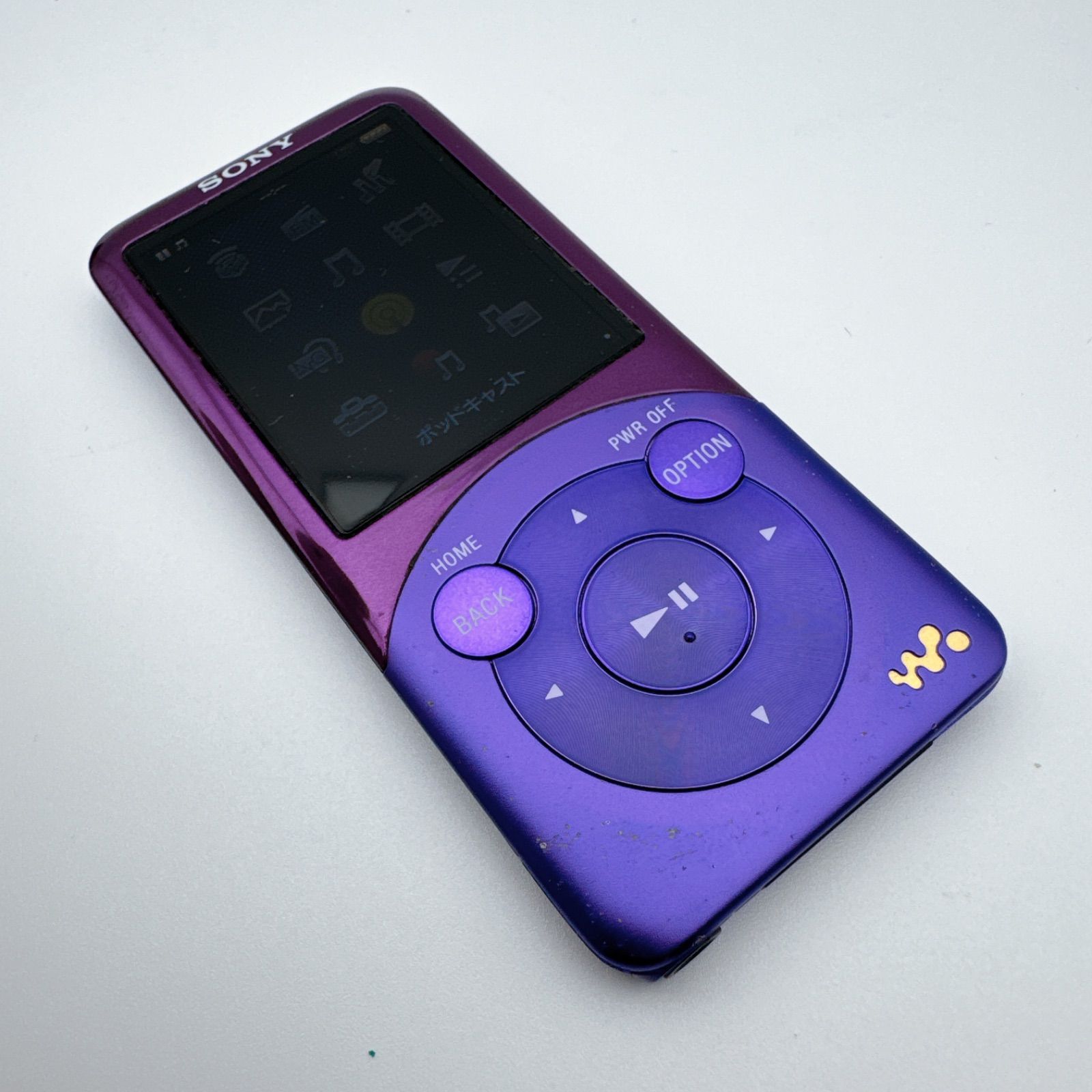 SONY ウォークマン NW-S764 パープル 8GB MP3 バッテリー交換済み 初期