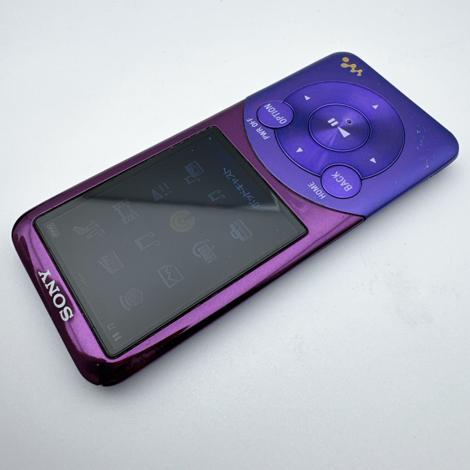 SONY ウォークマン NW-S764 パープル 8GB MP3 バッテリー交換済み 初期