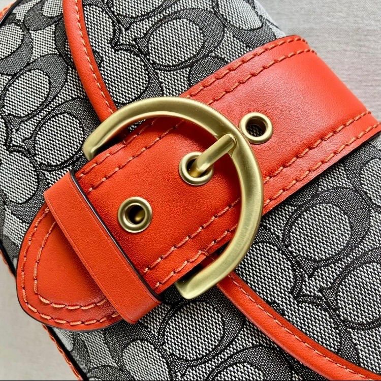 NWT COACH Soho Flap Shoulder Bag in Signature Jacquard & Leather