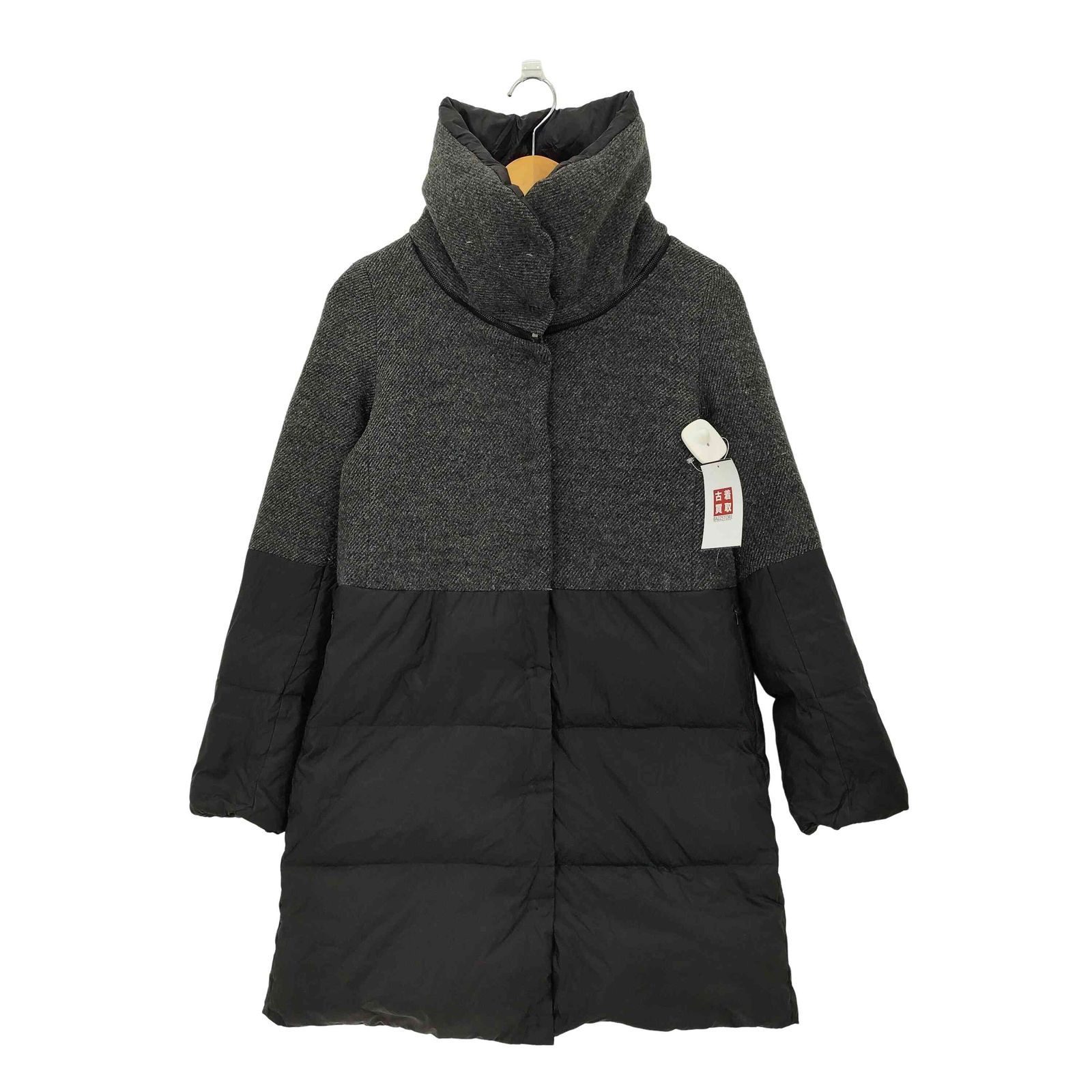 ブランバスク blanc basque ドッキング ウールナイロン ダウンコート