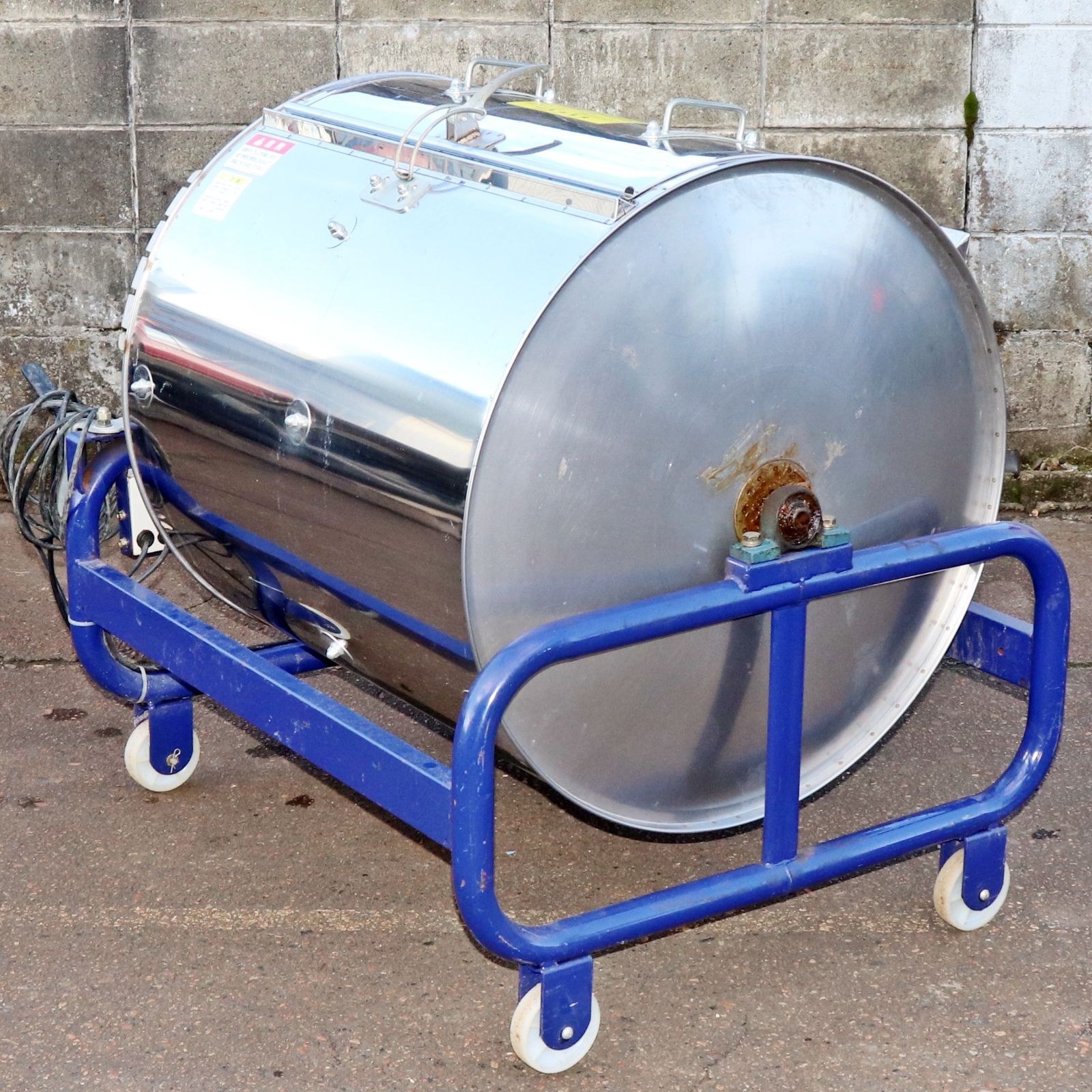 新潟発 熊谷農機 混合機 M-119TX マザール 100V キャスター かくはん機