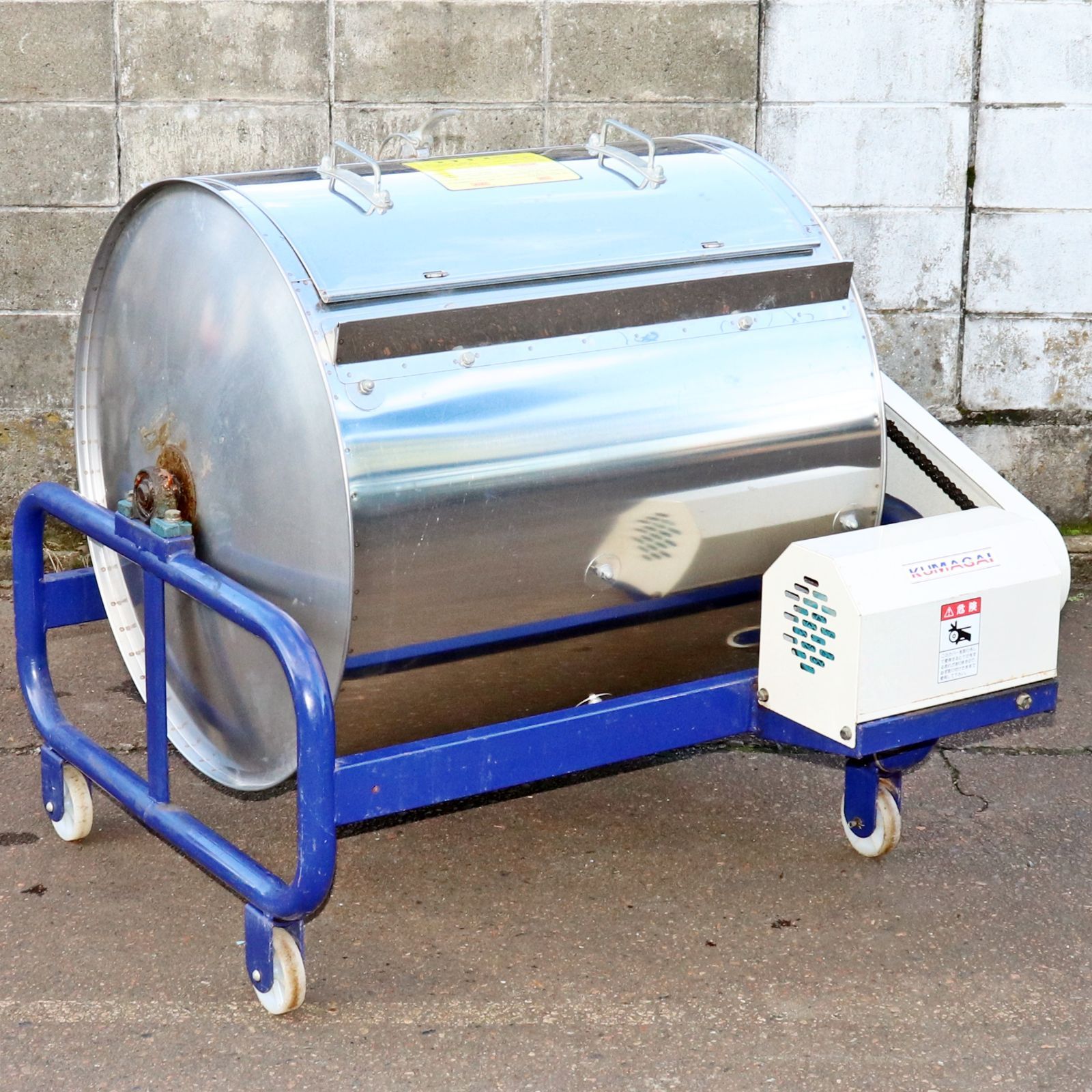 新潟発 熊谷農機 混合機 M-119TX マザール 100V キャスター かくはん機