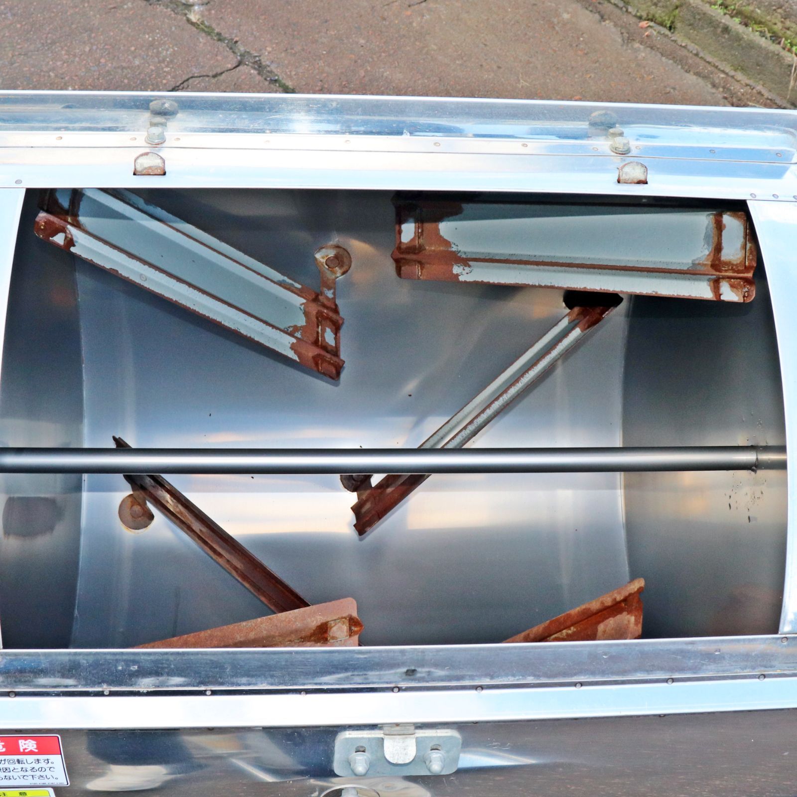 新潟発 熊谷農機 混合機 M-119TX マザール 100V キャスター かくはん機