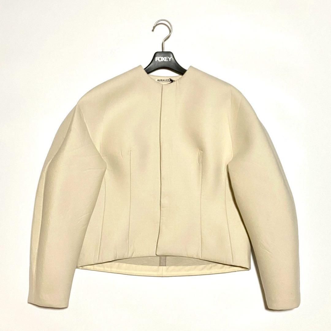AURALEE オーラリー スポンジ ブルゾン 新品未使用 AURALEE オーラリー SPONGE TROPICAL WOOL NO COLLAR