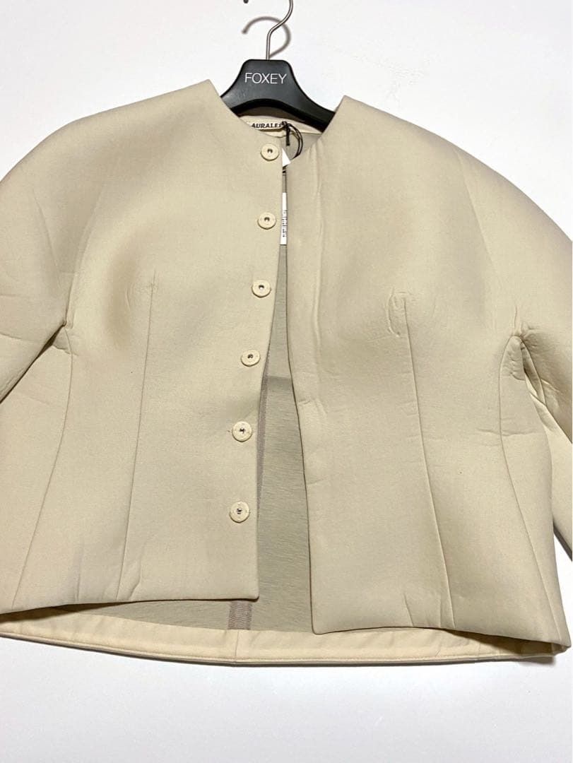 新品未使用 AURALEE オーラリー SPONGE TROPICAL WOOL NO COLLAR