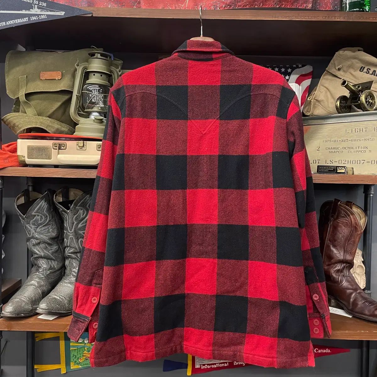 リーバイス タタン CHECK フランネル ウール ジャケット