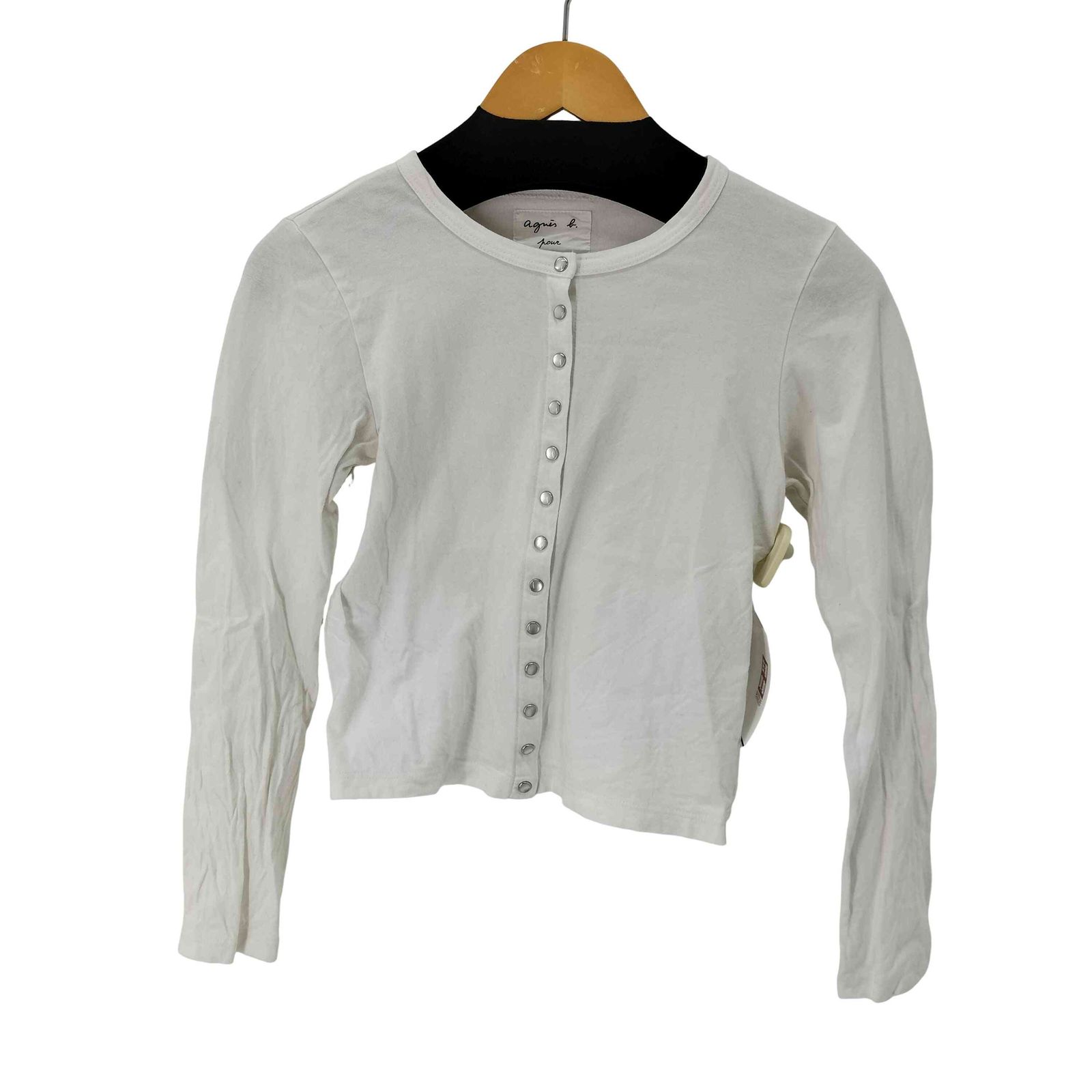 アニエスベー agnes b. Pour CARDIGAN PRESSIONS Jersey カットソー