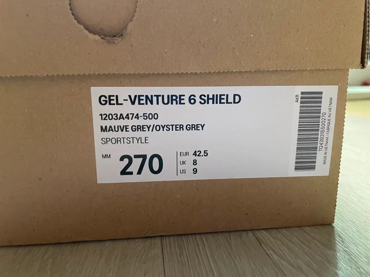アシックス ゲルベンチャー6 シールド 270