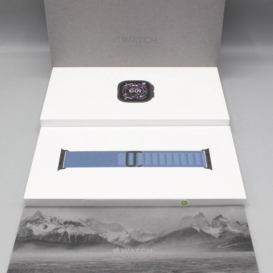 Apple Watch Ultra 3 49 mm GPS Cellular MF 254 J A MG 9 M 4 FE ブラックチタニウム ライトブルーアルパインループ L アップルウォッチ 本体