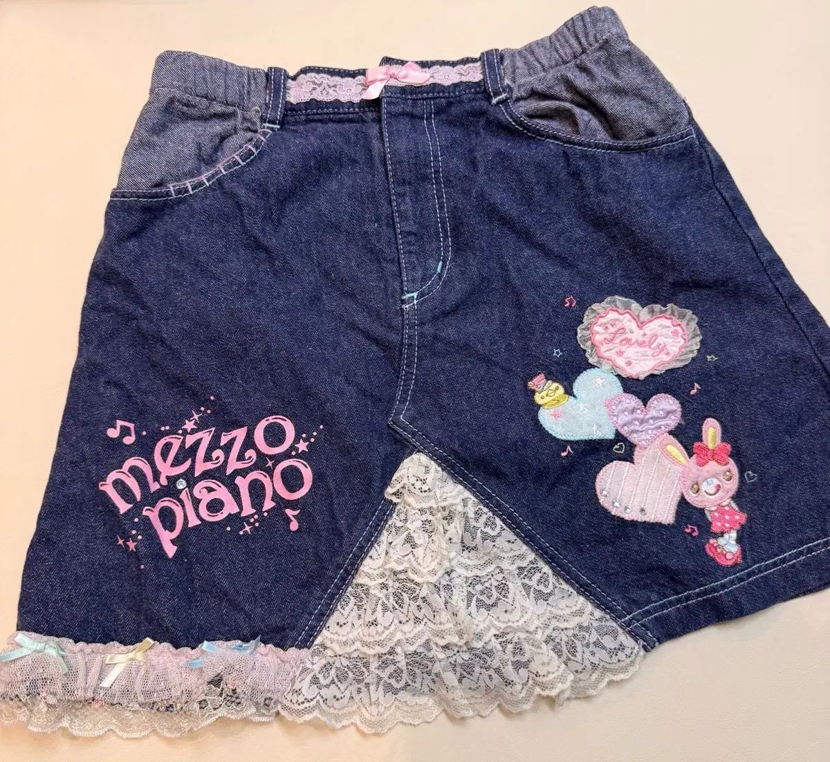 メゾピアノ デニム スカート 140 - メルカリ