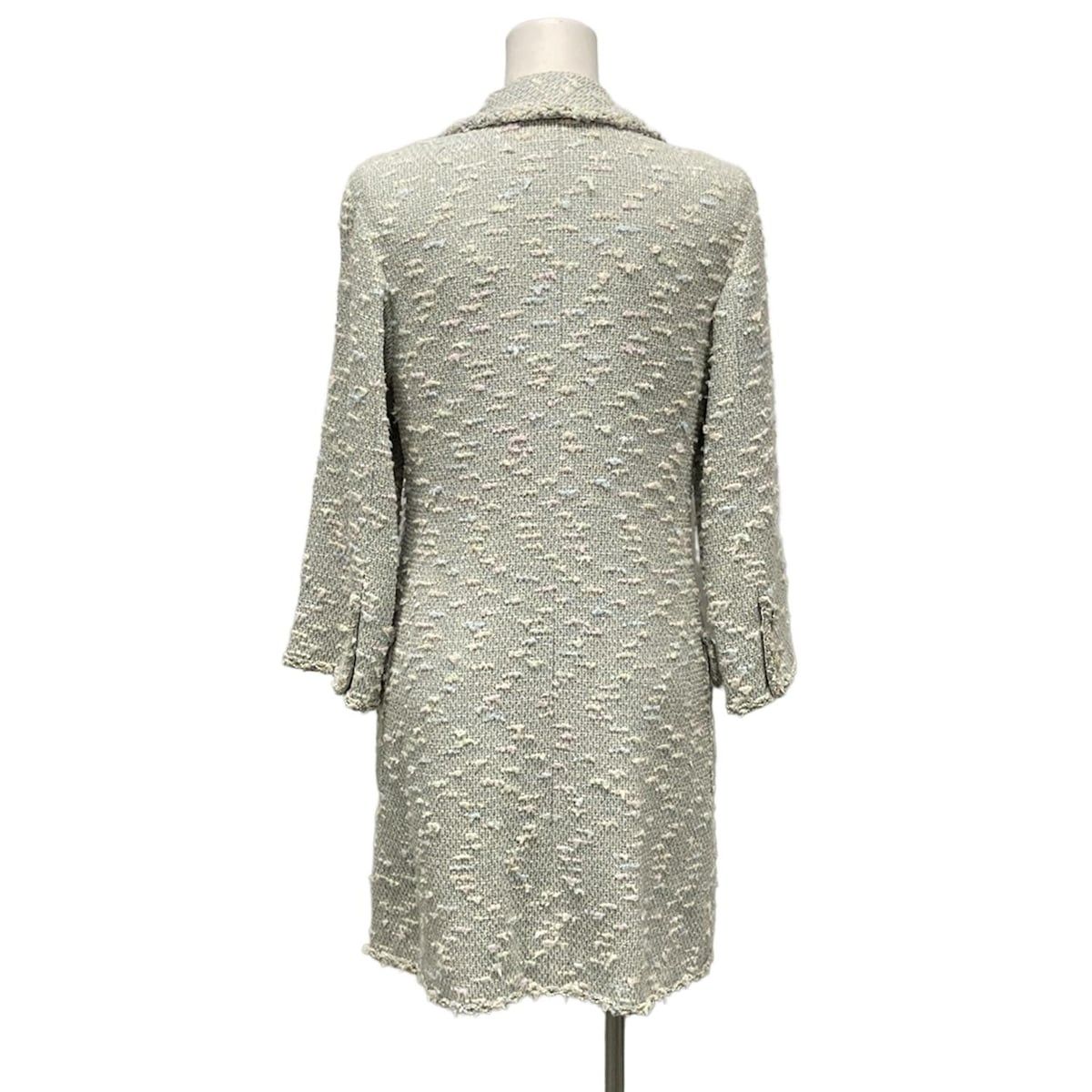 美品　シャネル　コート　S  サイズ36 CHANEL(シャネル) コート サイズ36 S レディース - P30007 ライト