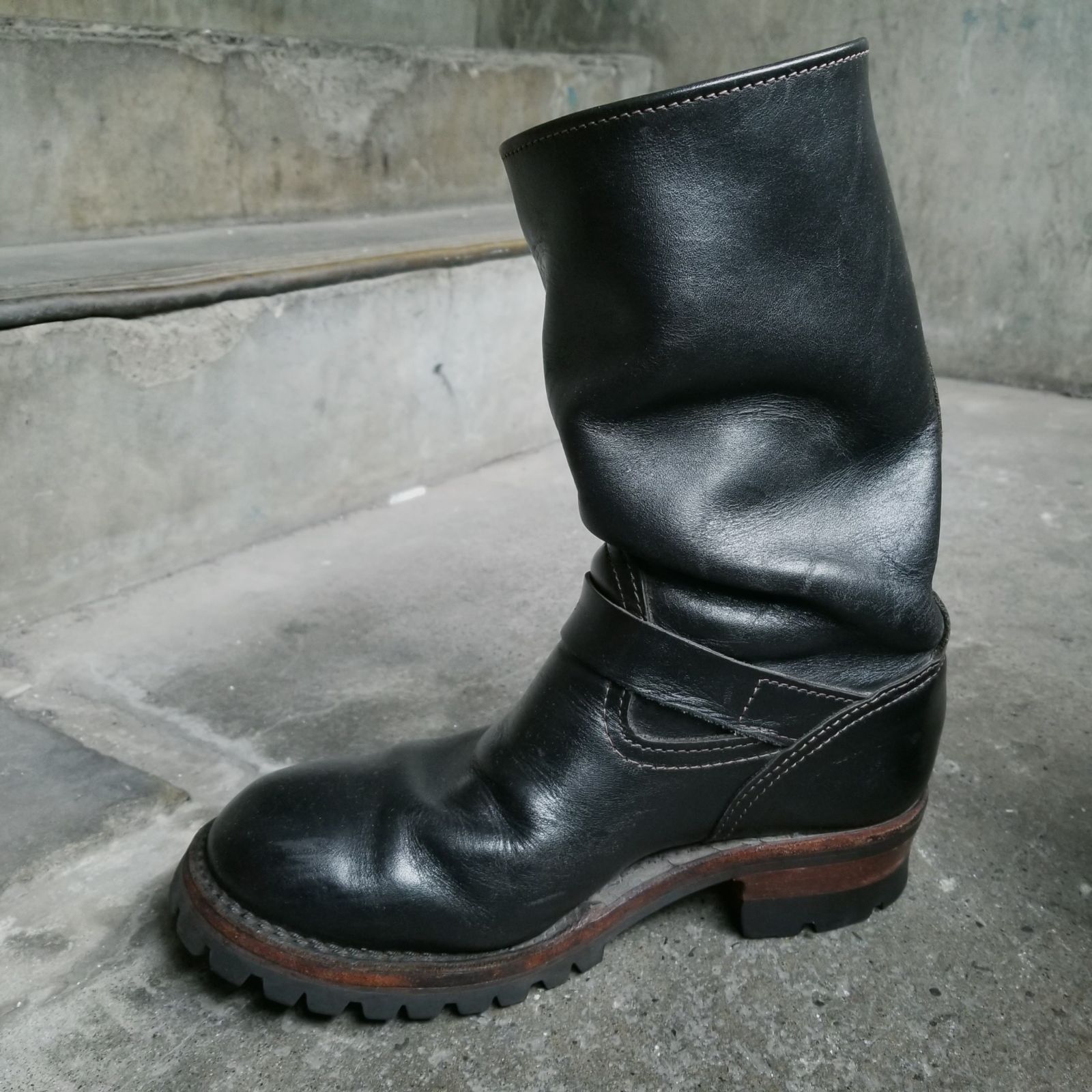 ウエスコ　ボス　8E ギャランティカード付 WESCO BOSS 8E ウエスコ ボス エンジニアブーツ - メルカリ