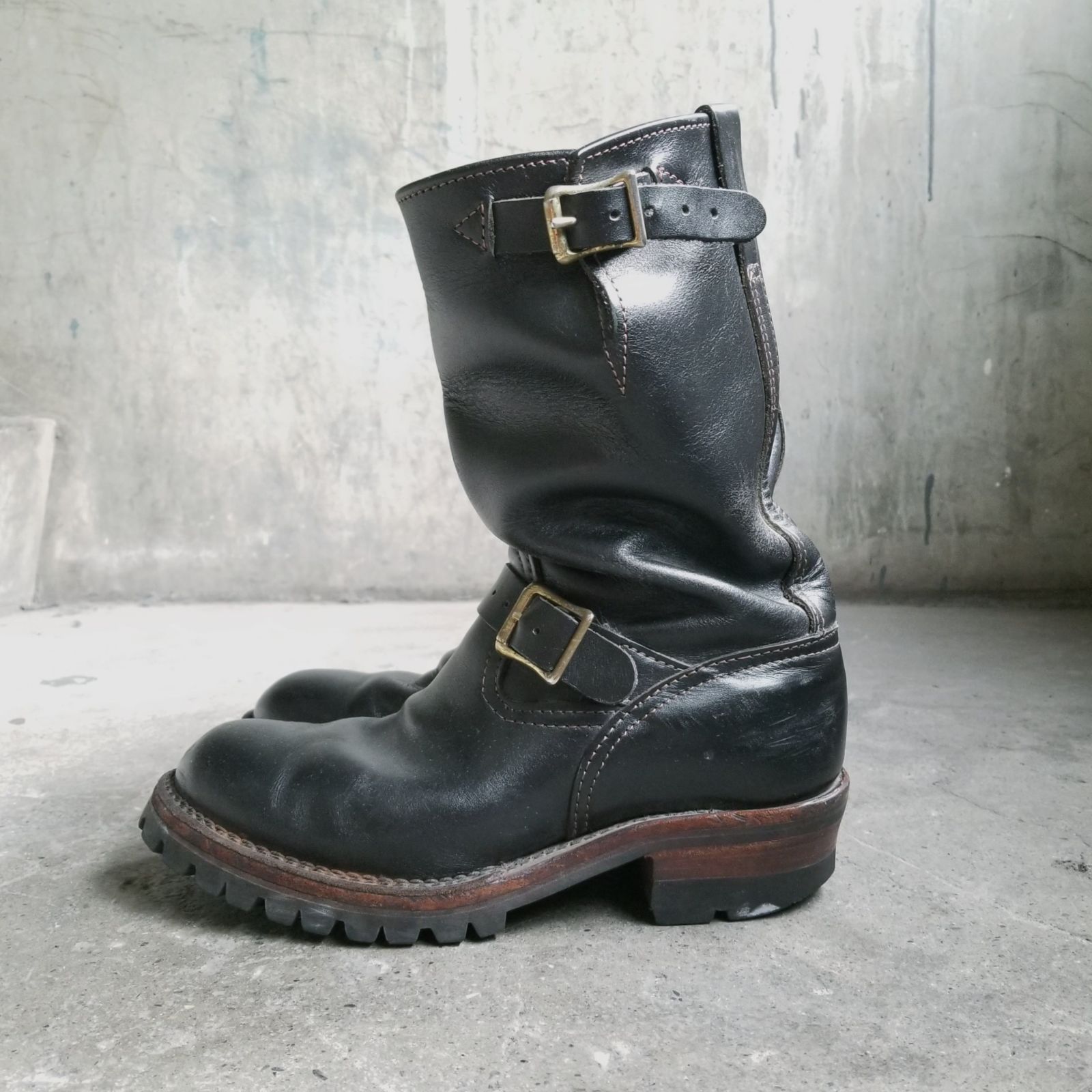 ウエスコ　ボス　8E ギャランティカード付 WESCO BOSS 8E ウエスコ ボス エンジニアブーツ - メルカリ