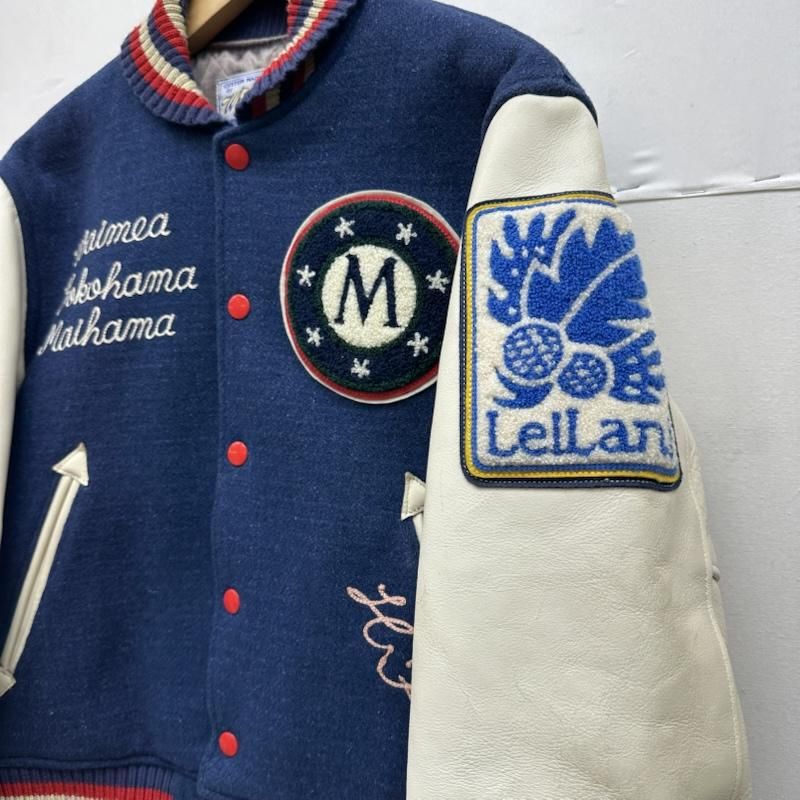 ホワイツビル フルデコ レザー スリーブ スタジャン MM11246 メンズ 36