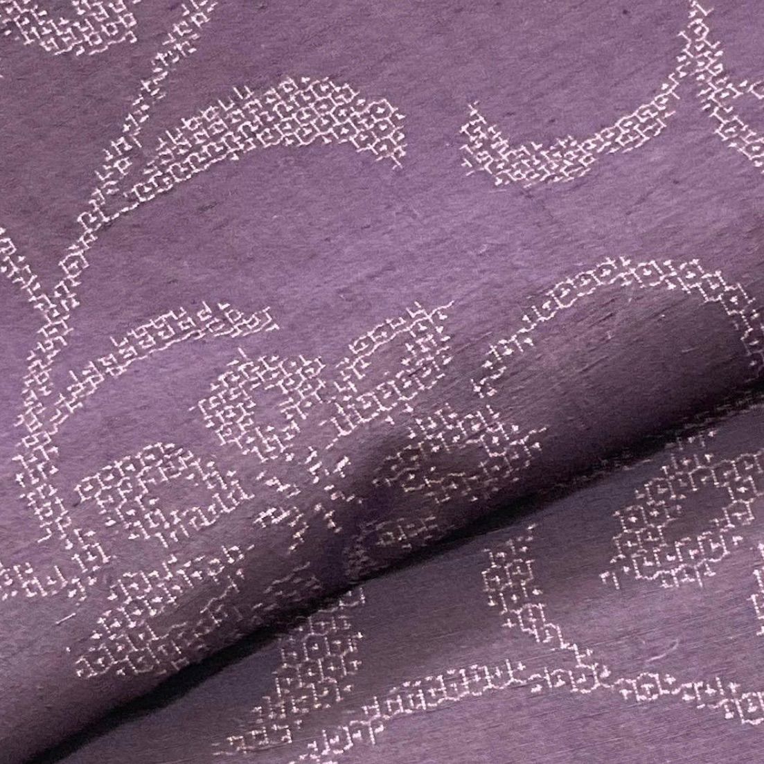 kimono one kimonoarisa 厳選 同然 結城紬 袷 広衿 仕付け糸付き 裄65.5肩丈159.5