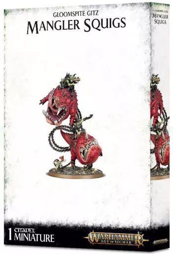 ミニチュアゲーム マングラー スクィッグ ウォーハンマー エイジ オヴ シグマー グルームスパイト ギッツ Mangler Squigs 89-46