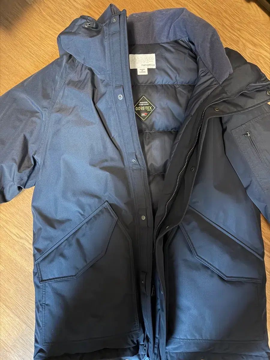 nanamica GORE-TEX ダウンコート ネイビー