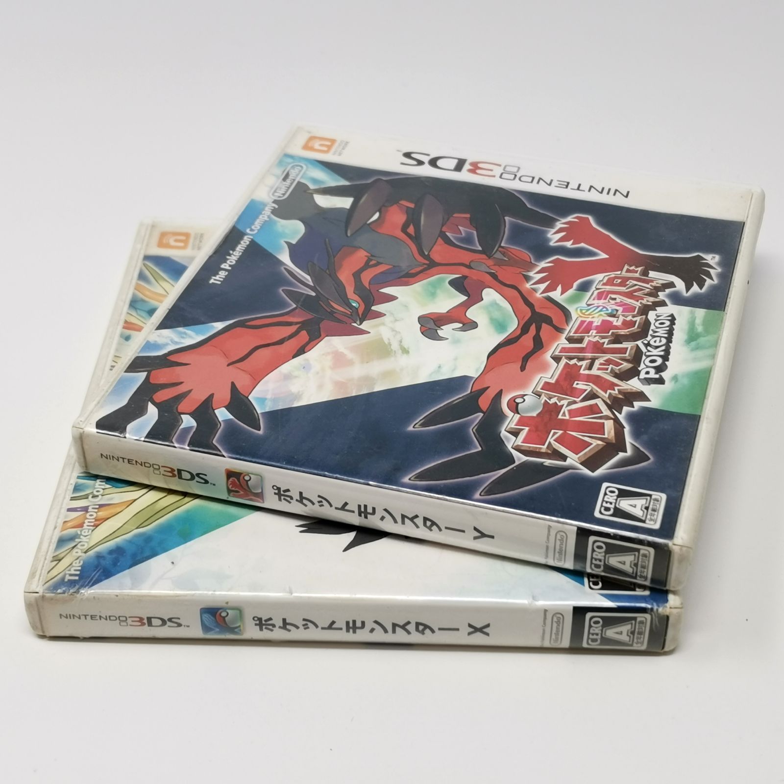 ポケットモンスター X Y 動作確認済み ポケモン 3DS ゲームソフト 2点
