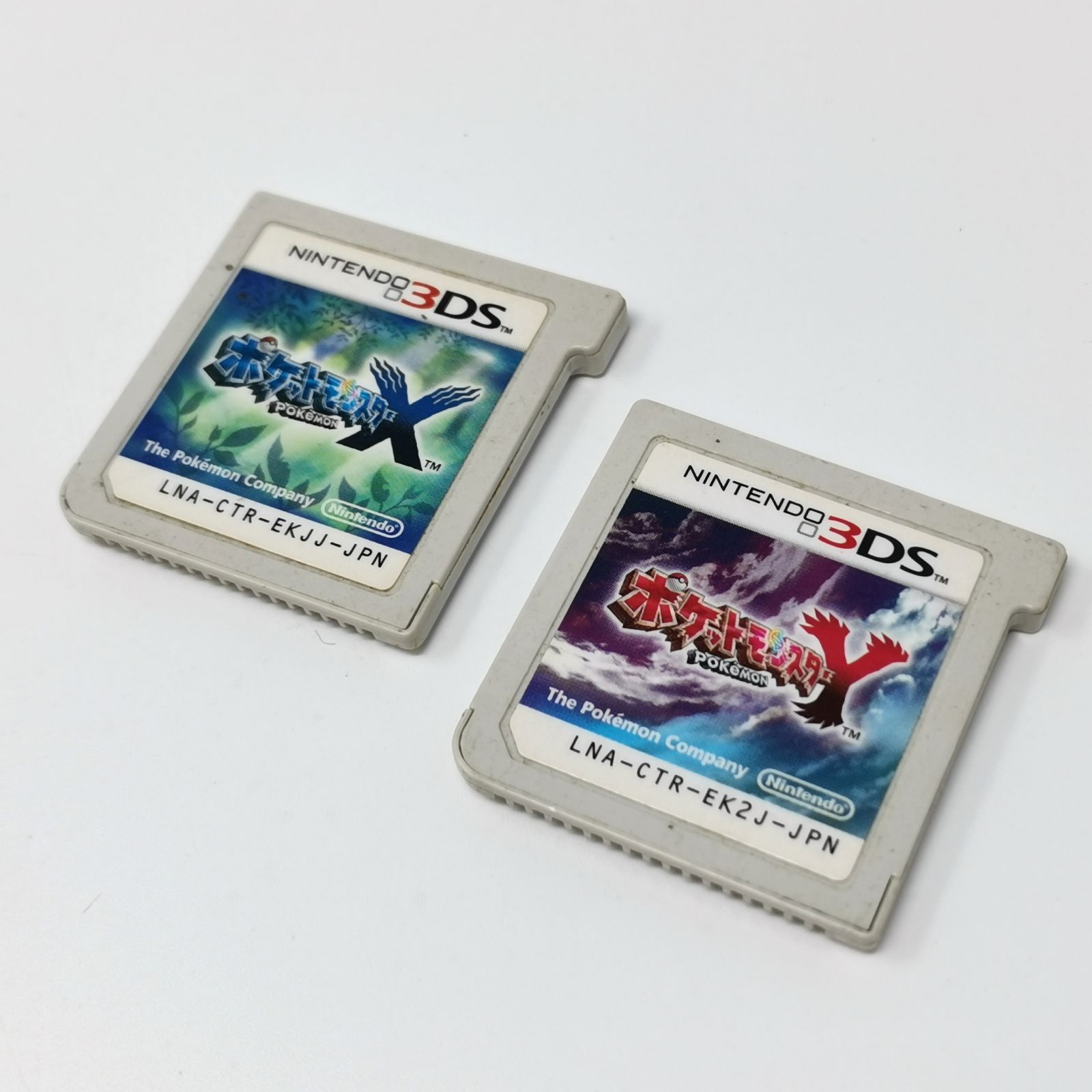 ポケットモンスター X Y 動作確認済み ポケモン 3DS ゲームソフト 2点