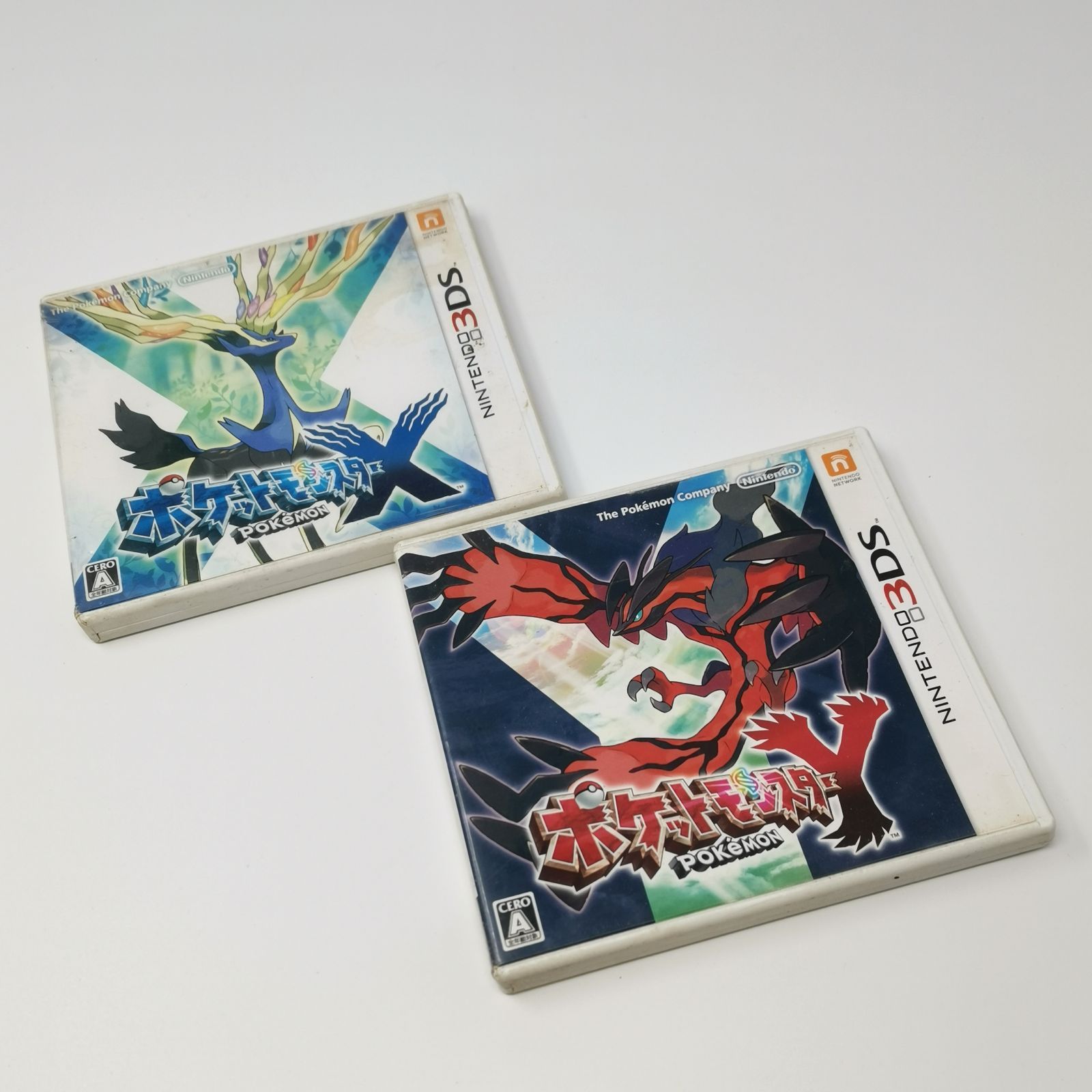 ポケットモンスター X Y 動作確認済み ポケモン 3DS ゲームソフト 2点