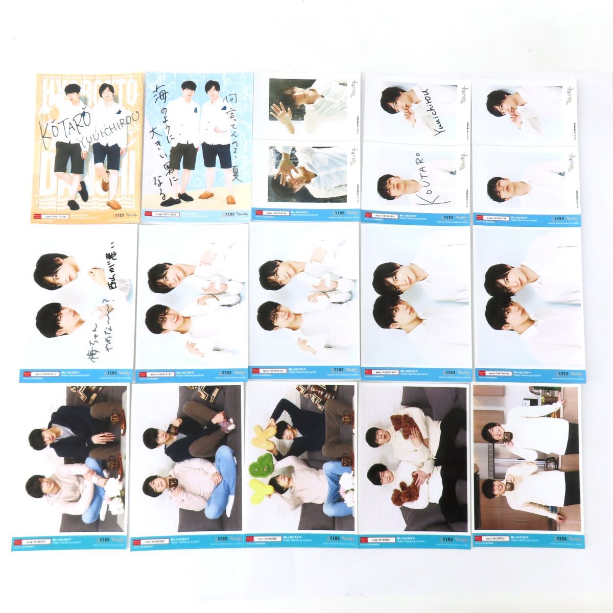 ひょろっと男子 西山宏太朗 梅原裕一郎 写真 約30枚・缶バッジ