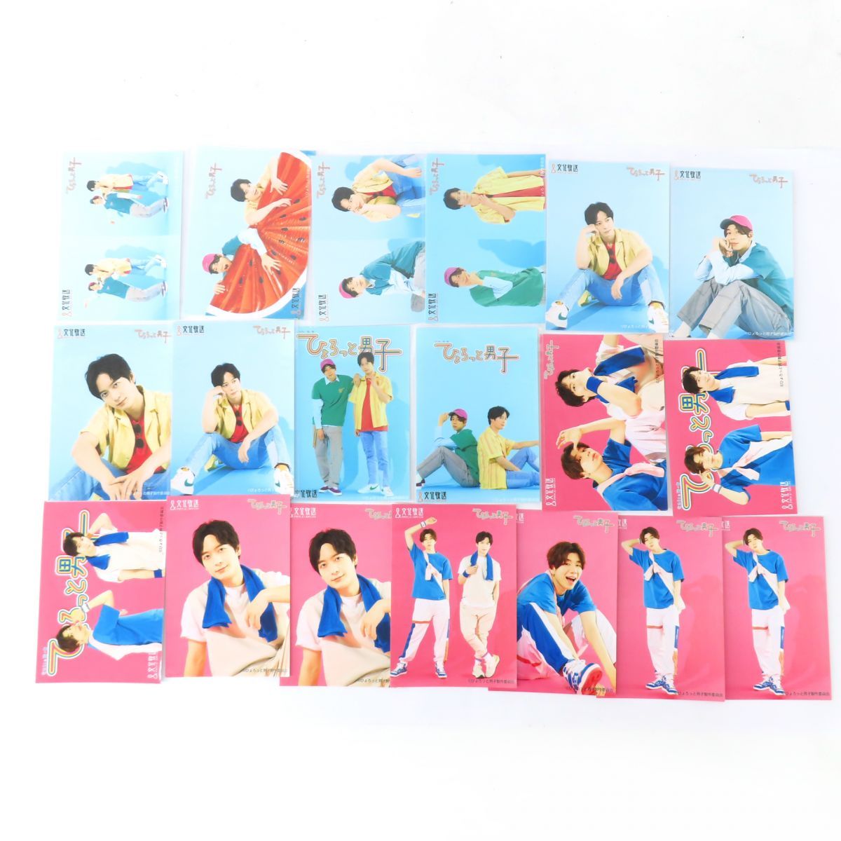 ひょろっと男子 西山宏太朗 梅原裕一郎 写真 約30枚・缶バッジ ひょろっと男子 西山宏太朗 梅原裕一郎 写真 約30枚・缶バッジ