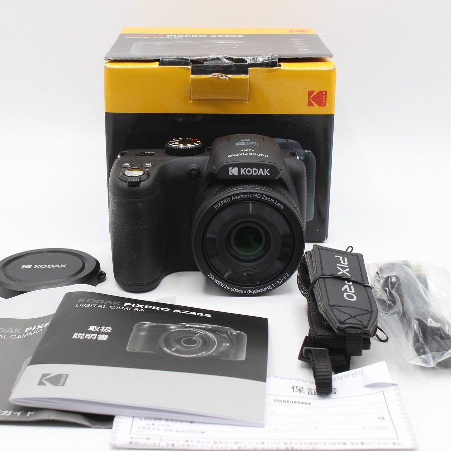 美品】KODAK PIXPRO AZ255BK ブラック コンパクトデジタルカメラ